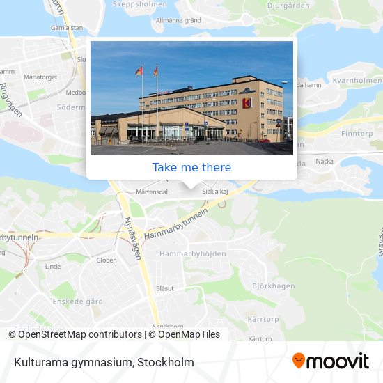 Kulturama gymnasium map