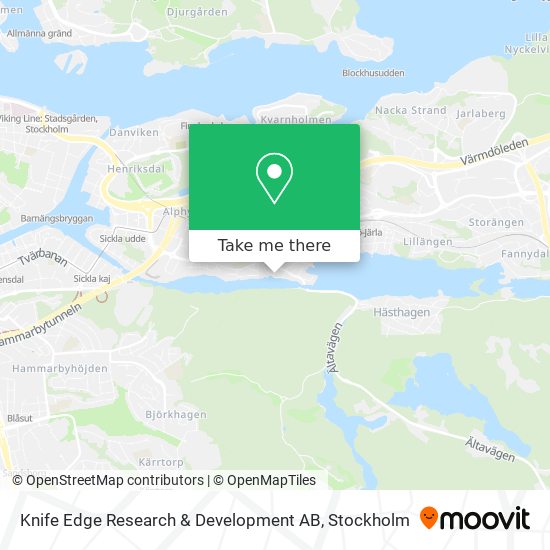 Knife Edge Research & Development AB map