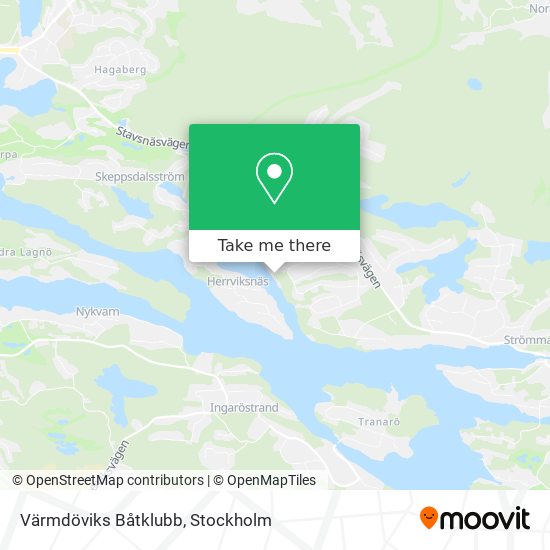 Värmdöviks Båtklubb map