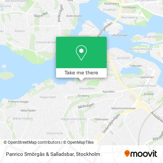 Panrico Smörgås & Salladsbar map