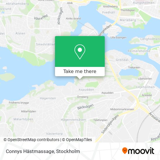 Connys Hästmassage map