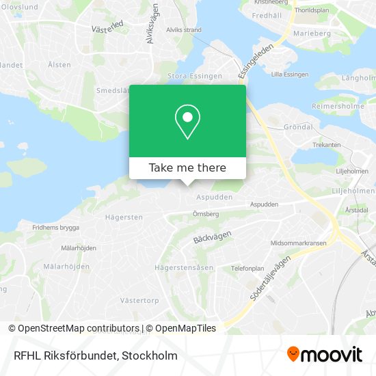 RFHL Riksförbundet map