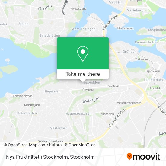 Nya Fruktnätet i Stockholm map