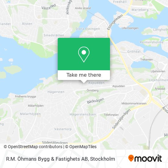 R.M. Öhmans Bygg & Fastighets AB map