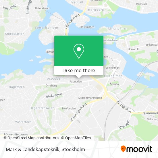 Mark & Landskapsteknik map