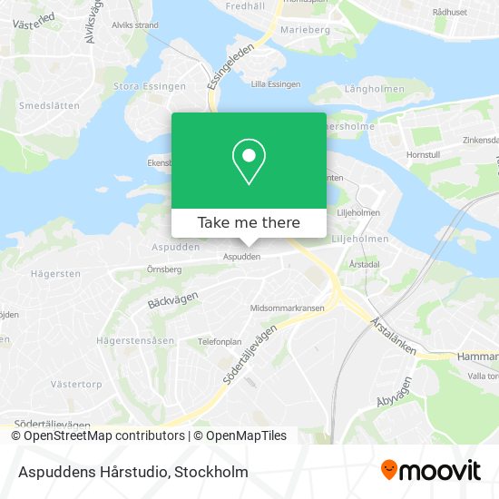 Aspuddens Hårstudio map