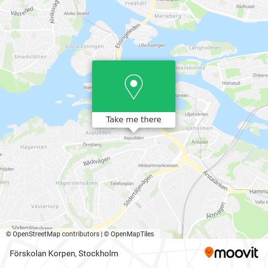 Förskolan Korpen map