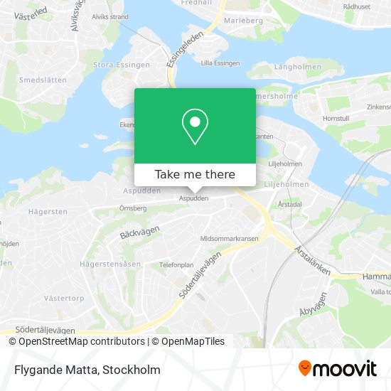 Flygande Matta map