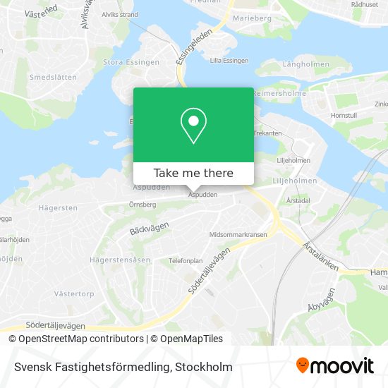 Svensk Fastighetsförmedling map