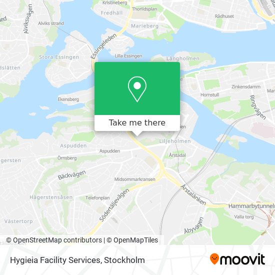 Hygieia Facility Services map