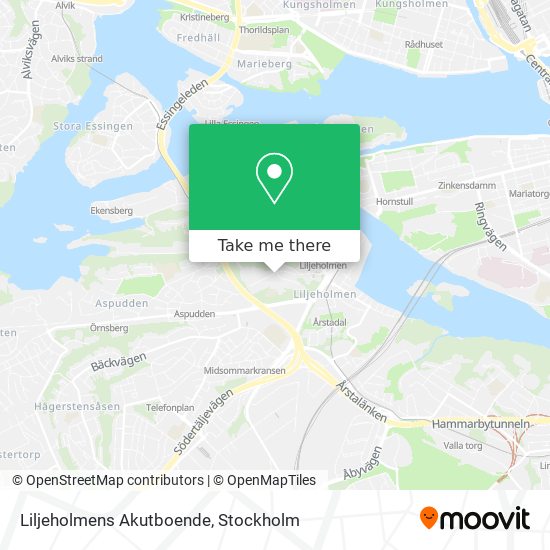 Liljeholmens Akutboende map