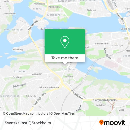 Svenska Inst F map