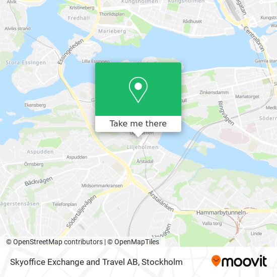 Skyoffice Exchange and Travel AB map