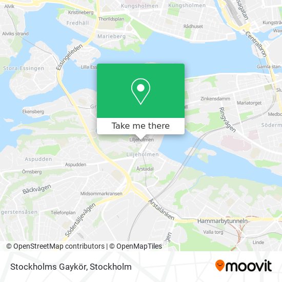 Stockholms Gaykör map