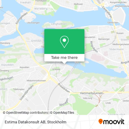 Estima Datakonsult AB map