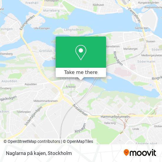 Naglarna på kajen map