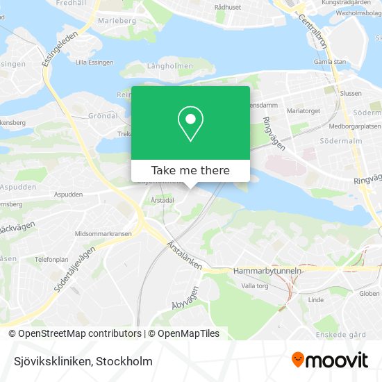 Sjövikskliniken map