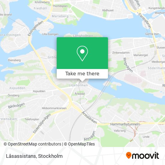 Låsassistans map