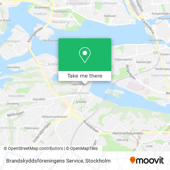 Brandskyddsföreningens Service map