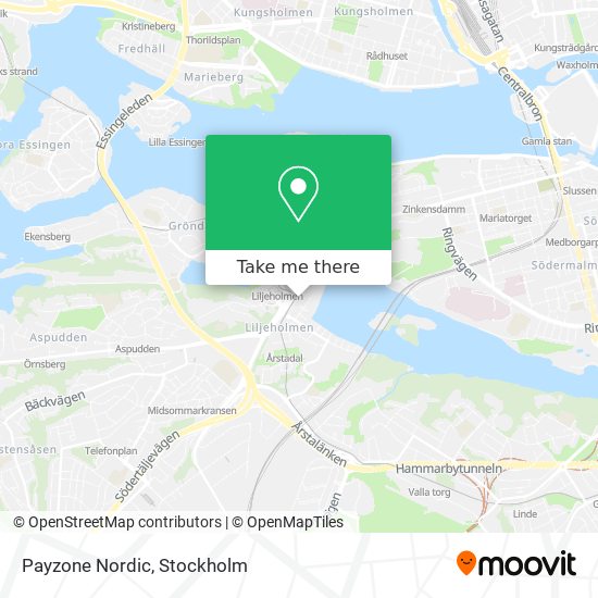 Payzone Nordic map