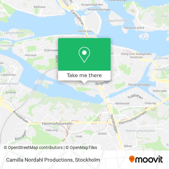 Camilla Nordahl Productions map