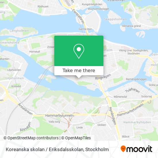 Koreanska skolan / Eriksdalsskolan map