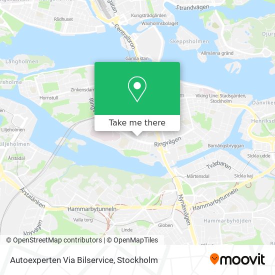 Autoexperten Via Bilservice map