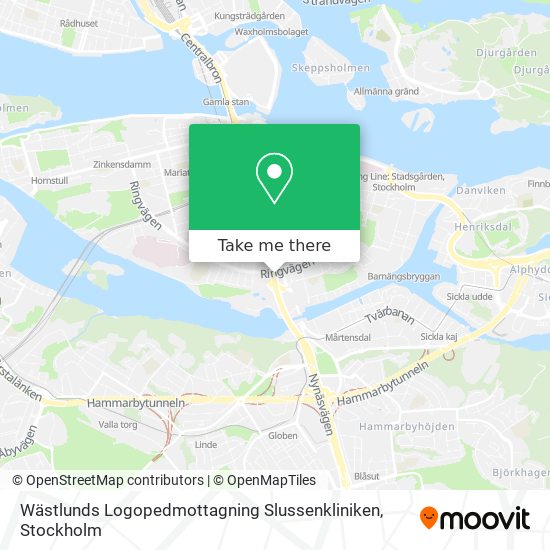 Wästlunds Logopedmottagning Slussenkliniken map