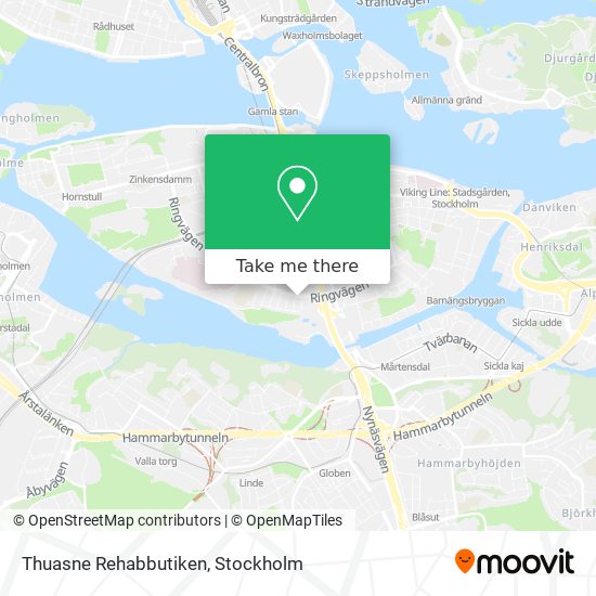 Thuasne Rehabbutiken map