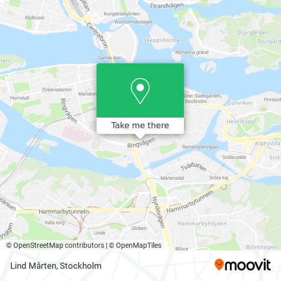 Lind Mårten map