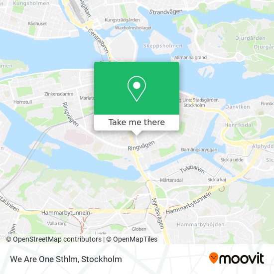 We Are One Sthlm map