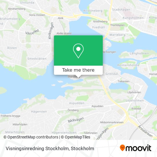 Visningsinredning Stockholm map