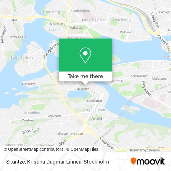 Skantze, Kristina Dagmar Linnea map