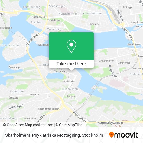 Skärholmens Psykiatriska Mottagning map