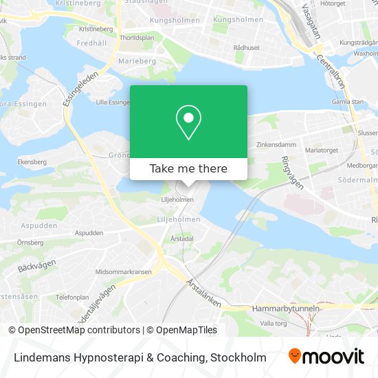 Lindemans Hypnosterapi & Coaching map