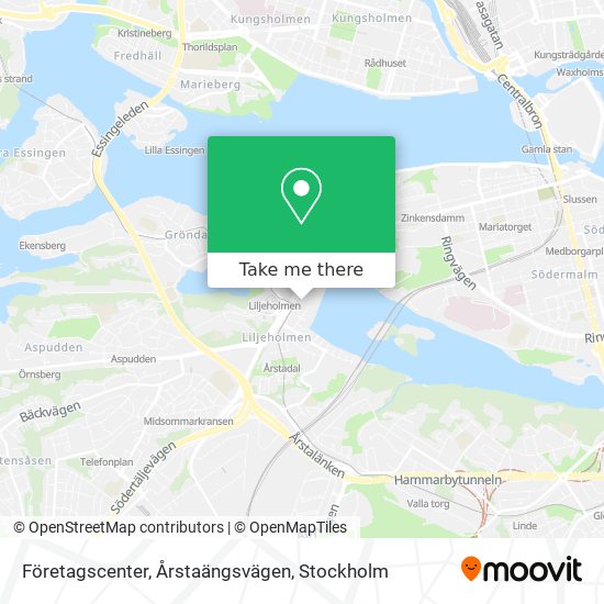 Företagscenter, Årstaängsvägen map