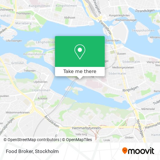 Food Broker map