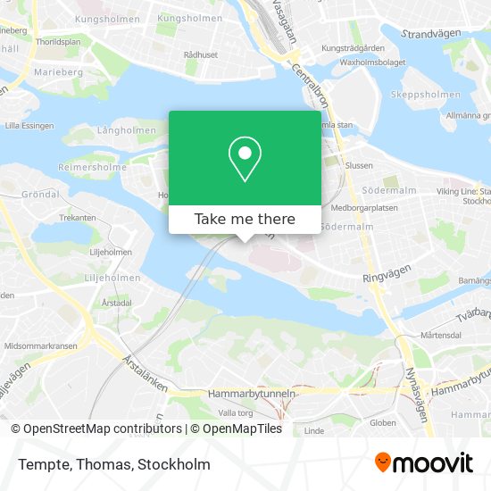 Tempte, Thomas map