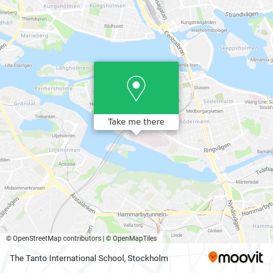 The Tanto International School map