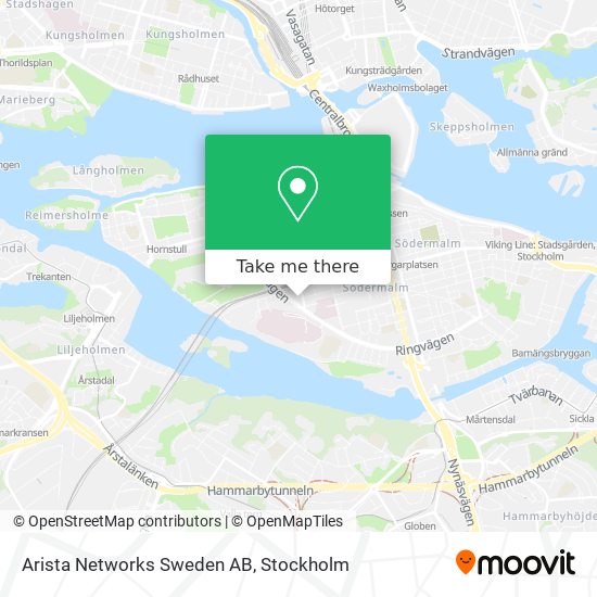 Arista Networks Sweden AB map