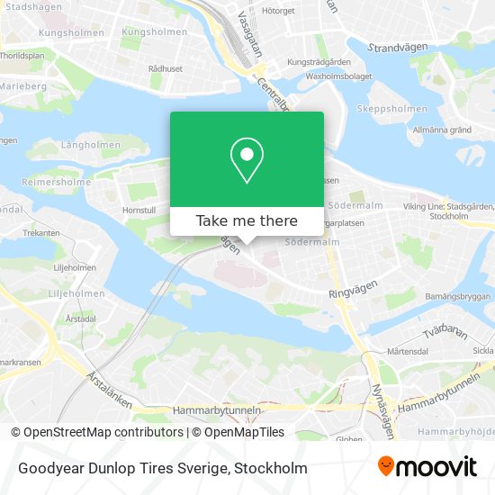 Goodyear Dunlop Tires Sverige map