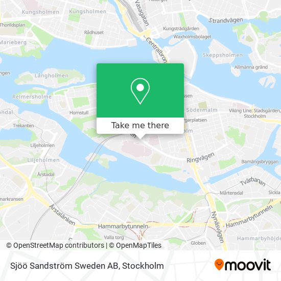 Sjöö Sandström Sweden AB map