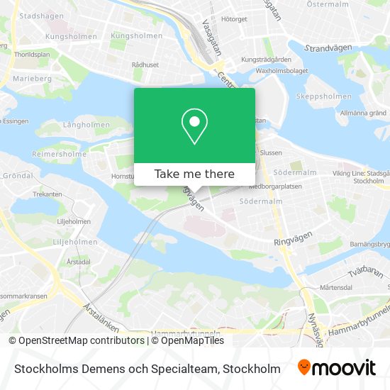 Stockholms Demens och Specialteam map
