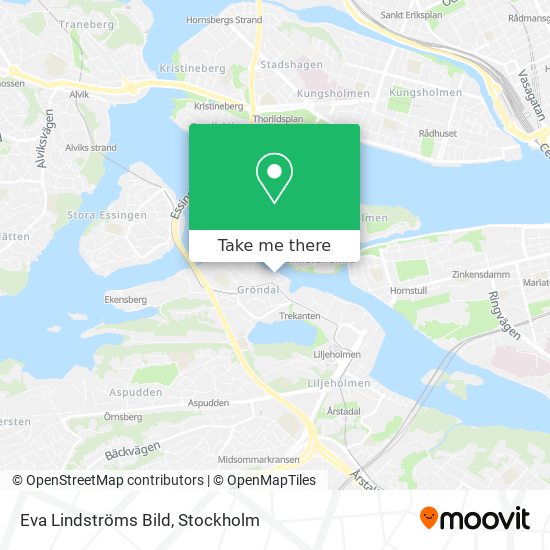 Eva Lindströms Bild map