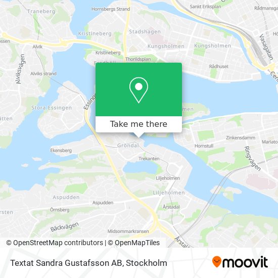 Textat Sandra Gustafsson AB map