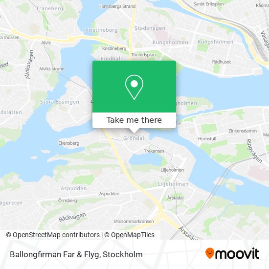 Ballongfirman Far & Flyg map