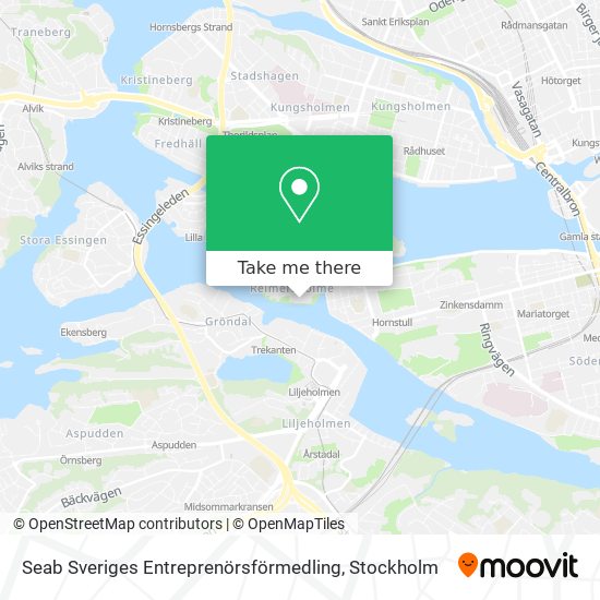 Seab Sveriges Entreprenörsförmedling map