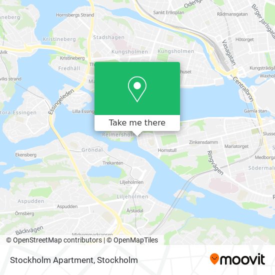 Stockholm Apartment map