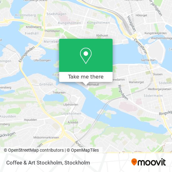 Coffee & Art Stockholm map