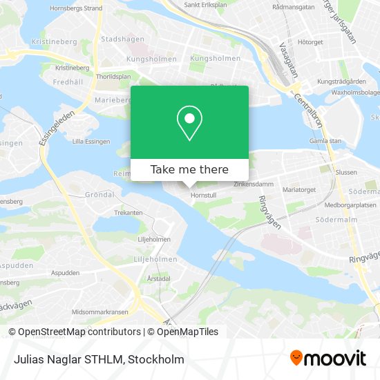 Julias Naglar STHLM map